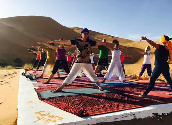 Yoga 1 Sahara Yogareise 2017 Yoga Vidya Blog Yoga Meditation und Ayurveda Iconic Desert Morocco